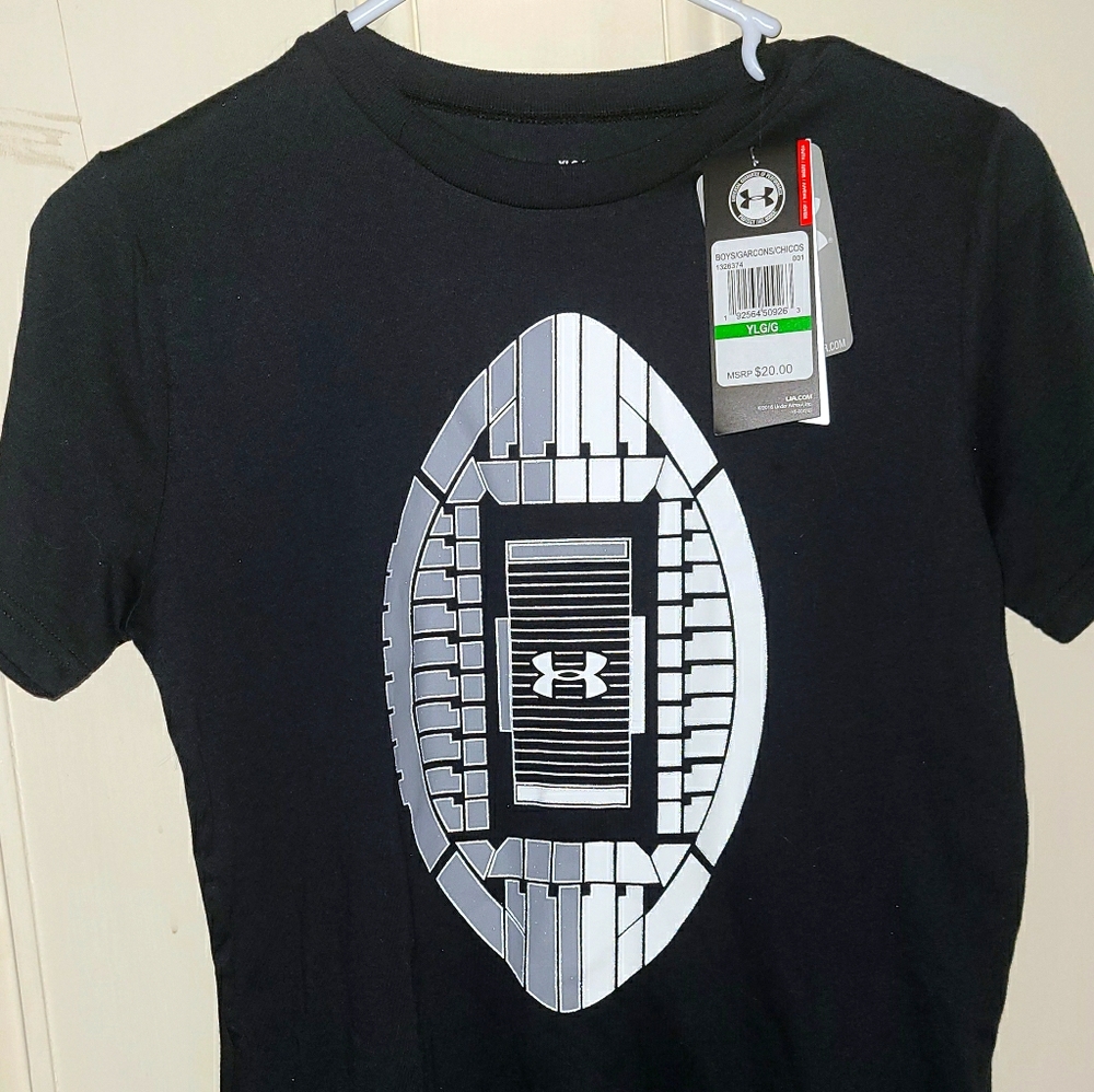 Boys UA Football T-shirt NWT